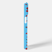 Veel rode lieveheersbeestjes Lucky Pattern Sky Blu Case-Mate iPhone Case (Achterkant / Rechts)