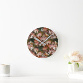 Veel Roze Afrikaanse Daisy Flowers Ronde Klok (Huis)