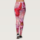 veel rozen leggings (Achterkant)