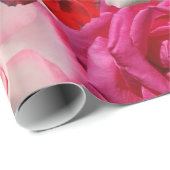 veel rozen verpakkingspapier cadeaupapier (Rol Hoek)