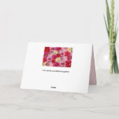 veel rozen wenskaart kaart (Achterkant)