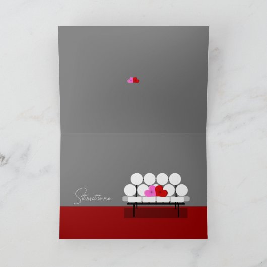 Veel ruimte feestdagen kaart (Binnen)