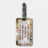 Veel Santas Easy ID Personal Bagagelabel (Achterkant verticaal)