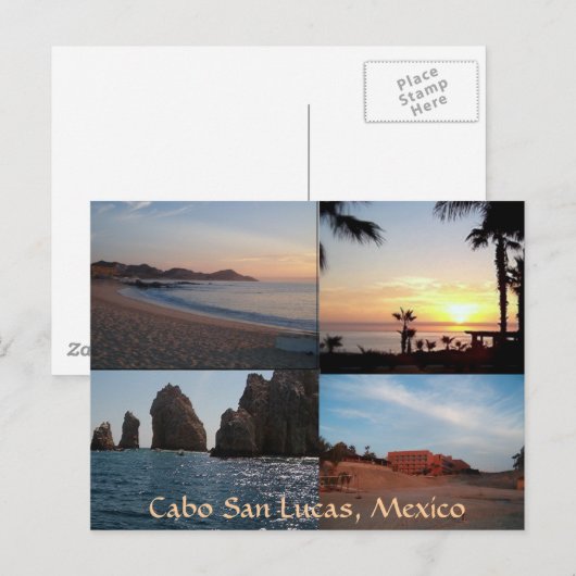 Veel scènes uit het briefkaart Cabo (Voorkant / Achterkant)