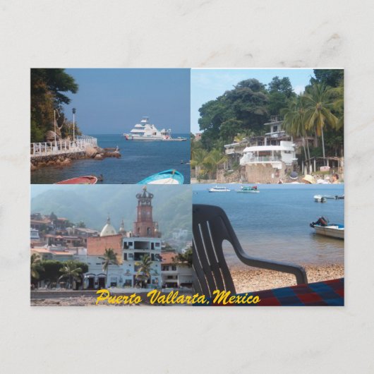 Veel scènes uit het Puerto Vallarta-briefkaart Briefkaart (Voorkant)