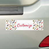 Veel scharnierende creaties Thunder_Cove Bumpersticker (Op auto)