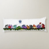 veel schattige dragons lichaamskussen (Achterkant)