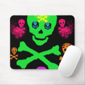 Veel schedels muismat (Met muis)