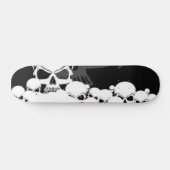 Veel schedels persoonlijk skateboard (Horizontaal)