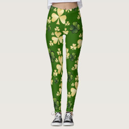 Veel Shamrocks/ -Wees Iers voor een dag Leggings