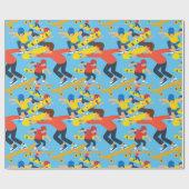 Veel Skateboarders Cadeaupapier (Vlak)