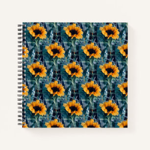 Veel soennitische zonnebloemen... notitieboek
