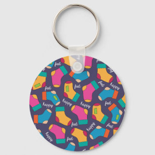 Veel sokken Happy Feet-Sleutelhanger Sleutelhanger