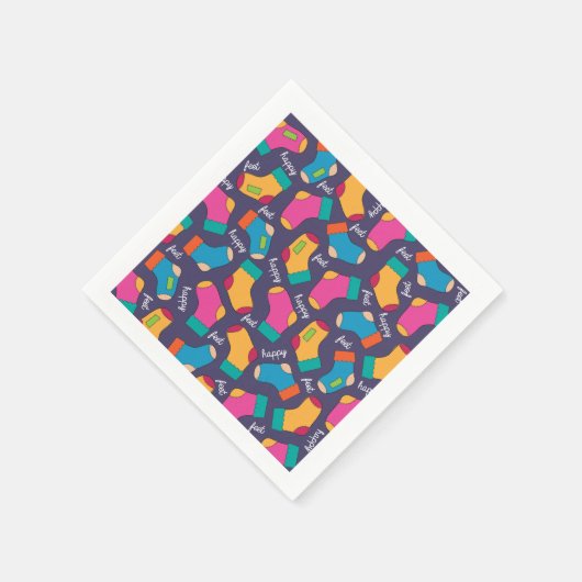 Veel Sokken papieren servetten (Hoek)