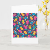 Veel Sokken Wenskaarten Kaart (Gele Bloem)