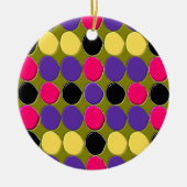 Veel Spots Pendant Keramisch Ornament (Voorkant)