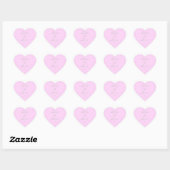 Veel Stickers van het liefdeshart Pastel Roze (Vel)