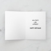 Veel stier, humoristische verjaardagskaart kaart (Binnen)