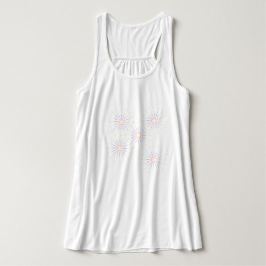 veel stippen glanzend grappig tanktop (Design voorkant)