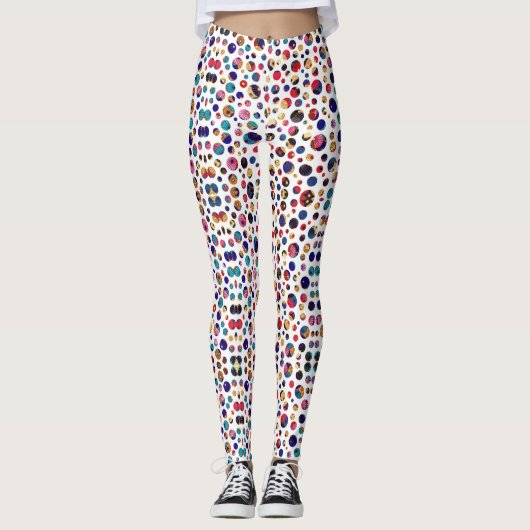 Veel Stippen Leggings (Voorkant)