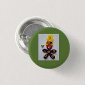 Veel succes! badge Ronde Button 3,2 Cm (Voorkant /achterkant)