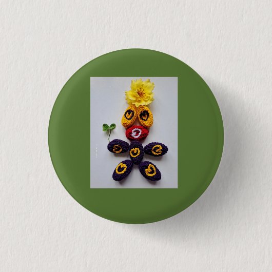 Veel succes! badge Ronde Button 3,2 Cm (Voorkant)