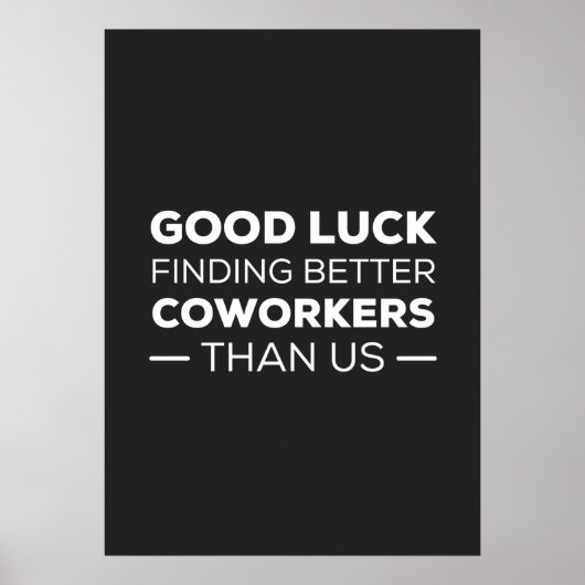 veel succes bij het vinden van collega ' s , beter poster (Voorkant)