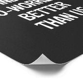 Veel succes bij het vinden van collega's beter dan poster (Hoek)
