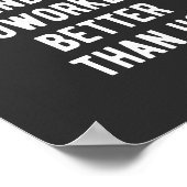 Veel succes bij het vinden van collega's beter dan poster (Hoek)