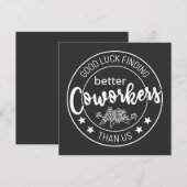 veel succes bij het zoeken naar betere medewerkers kaart (Voorkant / Achterkant)