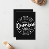 veel succes bij het zoeken naar betere medewerkers notitiekaartje (Voorkant / Achterkant in situ)