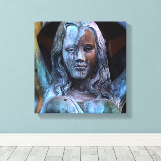 Veel succes canvas afdruk (Insitu (Houten vloer))