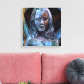 Veel succes canvas afdruk (Insitu (Woonkamer))