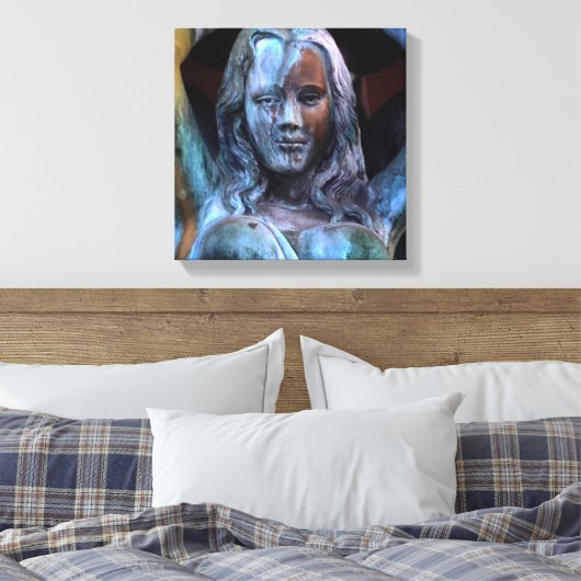 Veel succes canvas afdruk (Insitu (Slaapkamer))