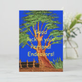 Veel succes in uw persoonlijke inspanningen! Blijf Bedankkaart (Staand voorkant)