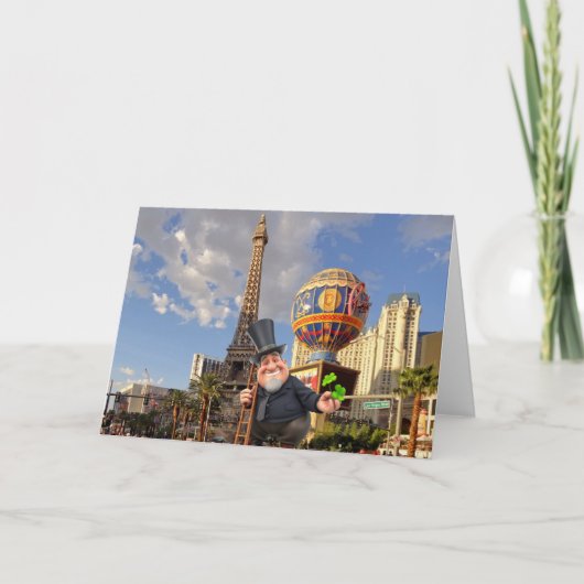 Veel succes in Vegas. Kaart (Voorkant)