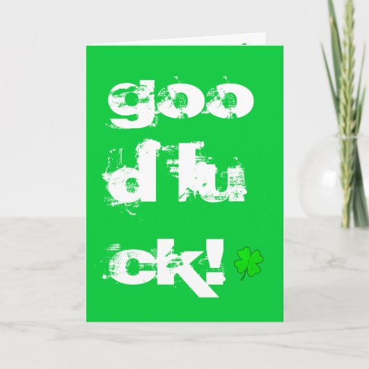 Veel Succes Kaart (Voorkant)