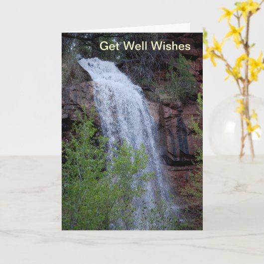 Veel succes kaart (Gele Bloem)