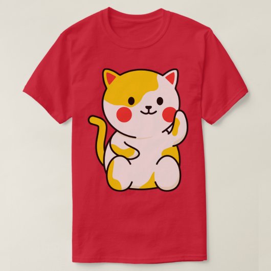 Veel succes kat tekening t-shirt (Design voorkant)