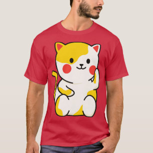 Veel succes kat tekening t-shirt