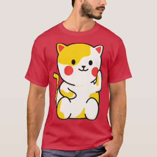 Veel succes kat tekening t-shirt