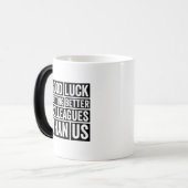 veel succes met betere collega ' s dan wij magische mok (Voorkant links)