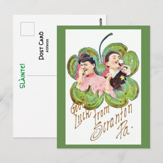 Veel succes met de Scranton PA-Post Kaart (Voorkant / Achterkant)