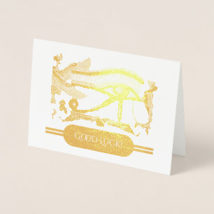 Veel succes met Eye of Horus, veel succes met char Folie Kaarten