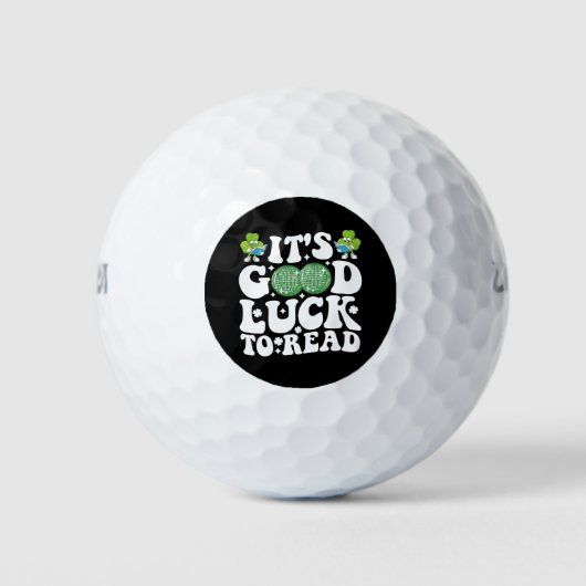 Veel succes met het lezen van St Patricks Day Disc Golfballen (Voorkant)