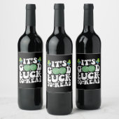 Veel succes met het lezen van St Patricks Day Disc Wijn Etiket (Flessen)