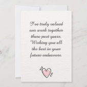 Veel succes met het vinden van betere collega's da bedankkaart (Achterkant)