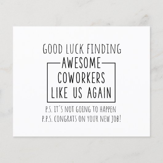 Veel succes met het vinden van geweldige collega's (Achterkant)
