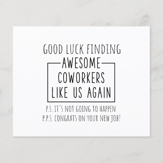 Veel succes met het vinden van geweldige collega's (Voorkant)