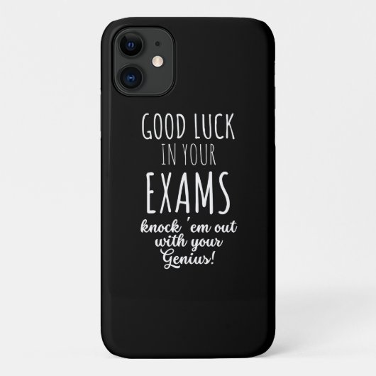 veel succes met je examens Case-Mate iPhone case (Achterkant)